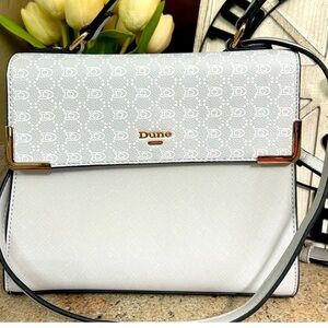 Dune London Grey Logo Crossbody Bag Coin purse